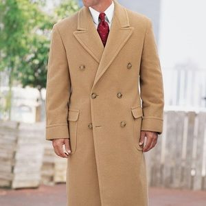 Double-Breasted Top Coat